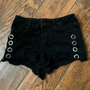 Blackheart Low Rise Grommet Shorts